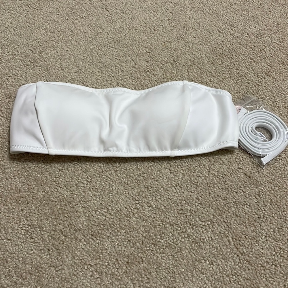 NWT Victoria’s Secret white bandeau top